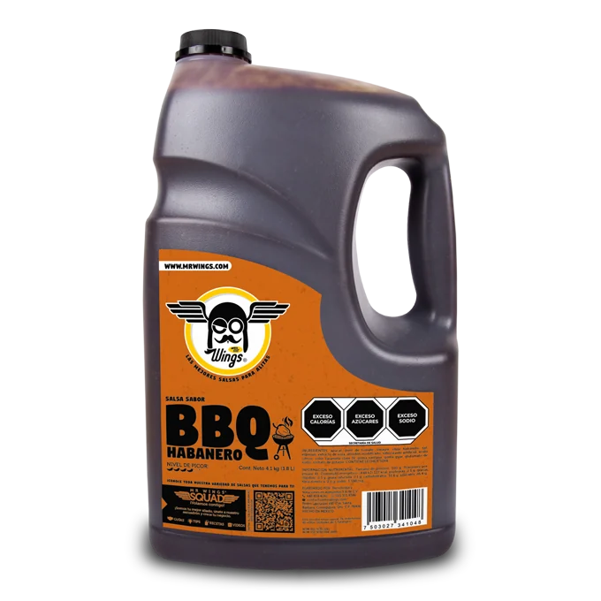 BBQ Habanero 3.8 L Mr. Wings — código BBQHABANERO