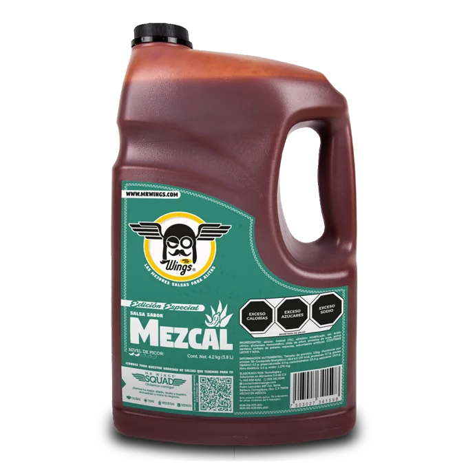 Salsa De Mezcal 3.8 L (4.0 kg) — código P-0155, 3.8 L