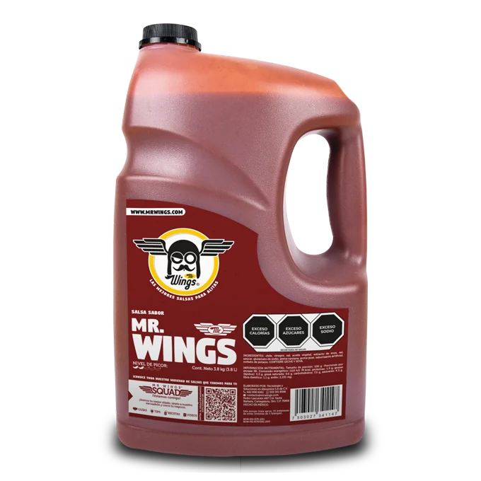 Salsa para Alitas 3.8 L (3.8 kg) — código P069, 3.8 L