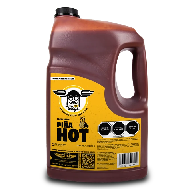 Salsa Piña Hot Galon — código PIÑA