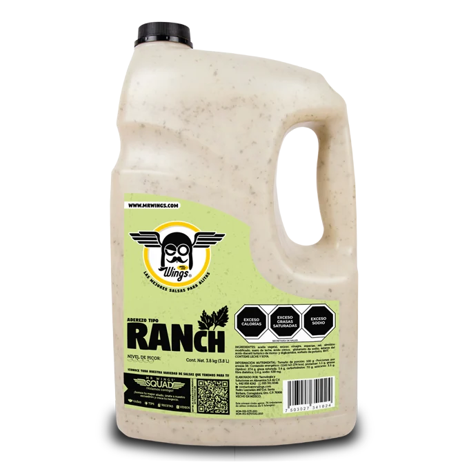 Aderezo Ranch 3.8 lt (3.8 kg) — código P095