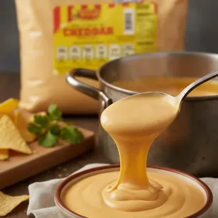 Queso Cheddar Bolsa 6/3kg. — código RB4011, Caja 6b/3 kilos