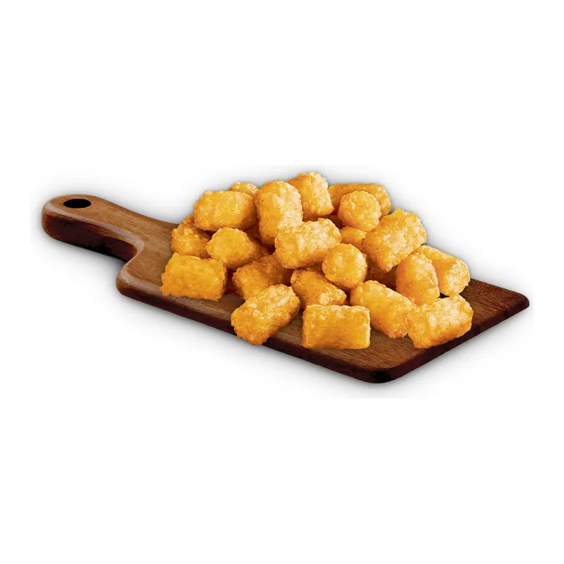 Grown in Idaho Tater puffs — código 36700, Caja 9.5 kg (21 lb)