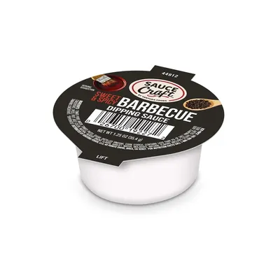 Salsa BBQ Sweet And Spicy Sauce Craf Cups 64/37 Ml — código BBQ64, Caja 64 × 37 ml