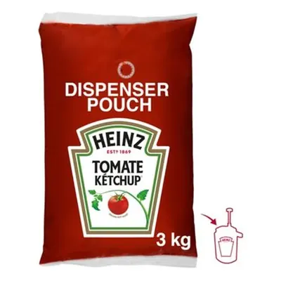 Catsup Pounch Heinz Caja con 6 Bls de 3kg — código CP6, Caja