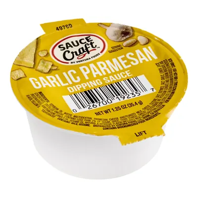Aderezo Garlic Parmesan Sauce Craft Cups 64/37 Ml — código GP64, Caja 64 × 37 ml