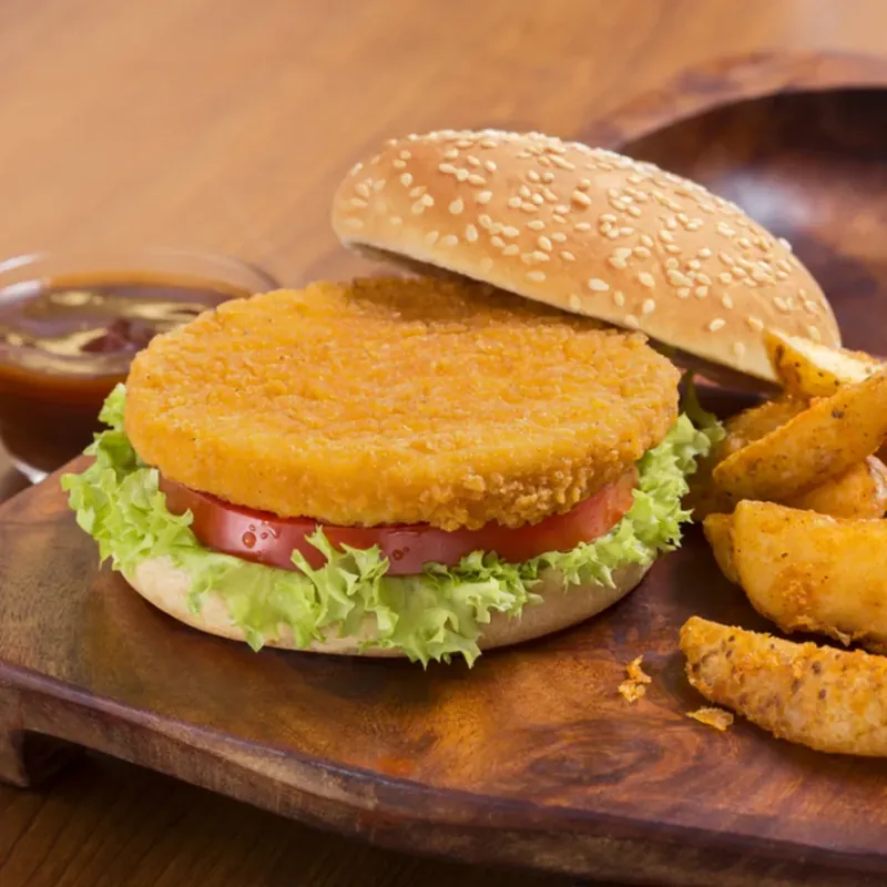 Hamburguesa de Pechuga Pilgrims — código POL-HP, Caja 12 kg
