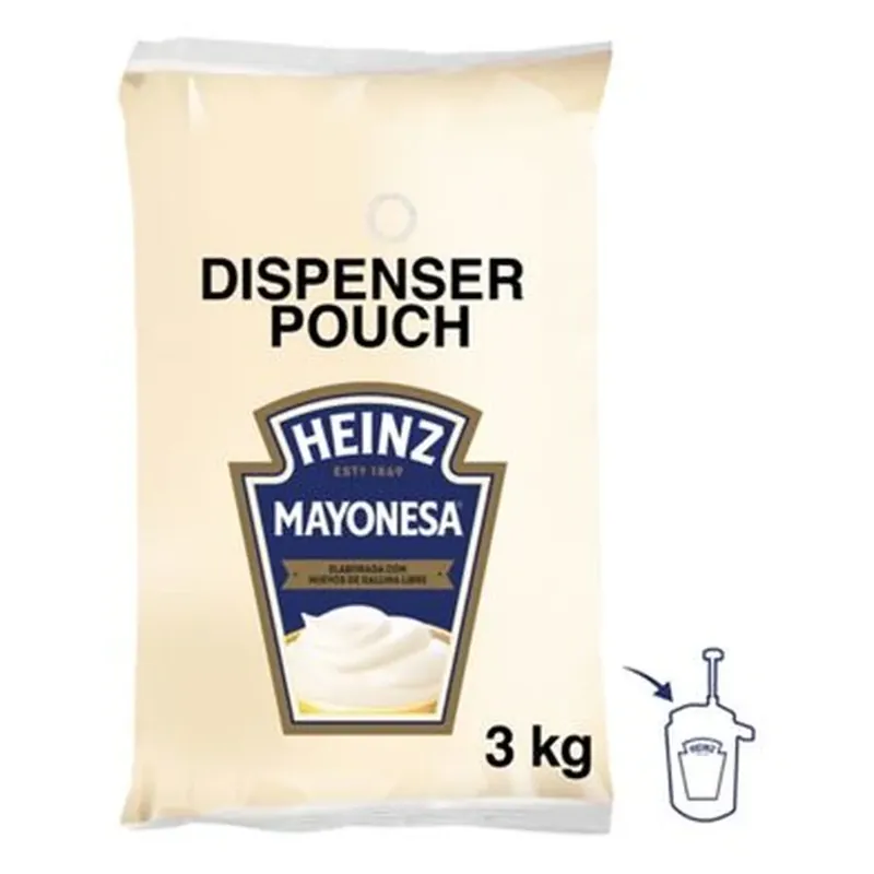 Mayonesa Heinz Pounch Caja con 4 Bls de 3kg — código M4B, Caja
