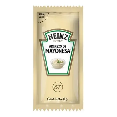 Mayonesa Heinz 200 Sobres de 8gr — código M200, Caja