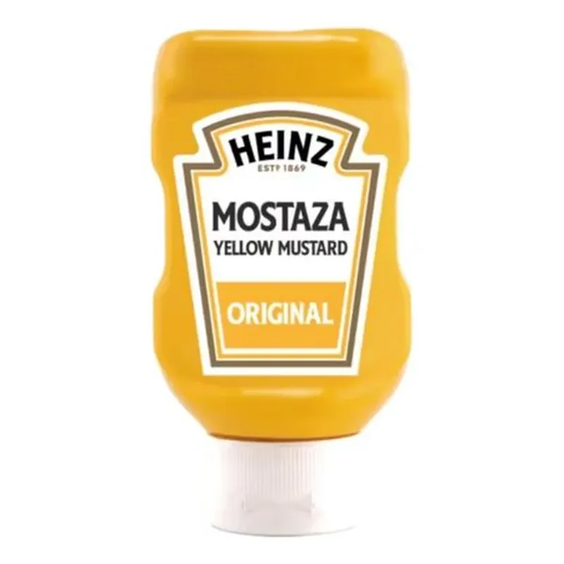 Mostaza Heinz Pet 16/13oz — código MZ16, Caja