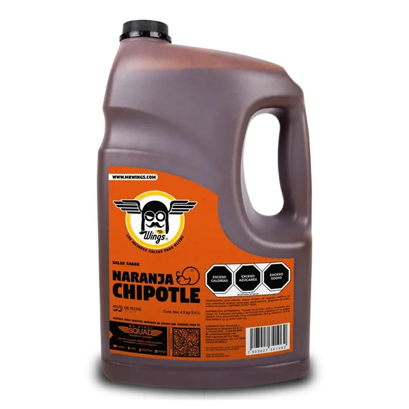 Salsa Naranja Chipotle Galo — código NACHIPOTLE, Galón 3.78 L