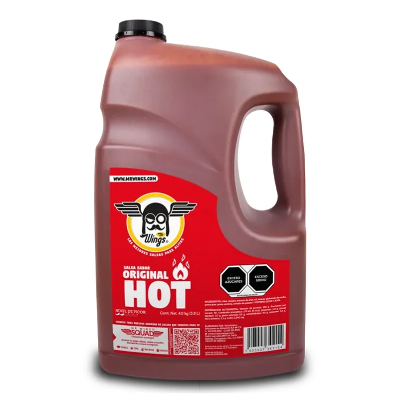 Salsa Original Hot Galon — código ORIGINALHOT, Galón 3.78 L