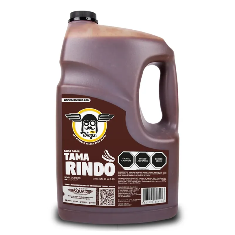 Salsa Tamarindo Galon — código TAMARINDO, Galón 3.78 L