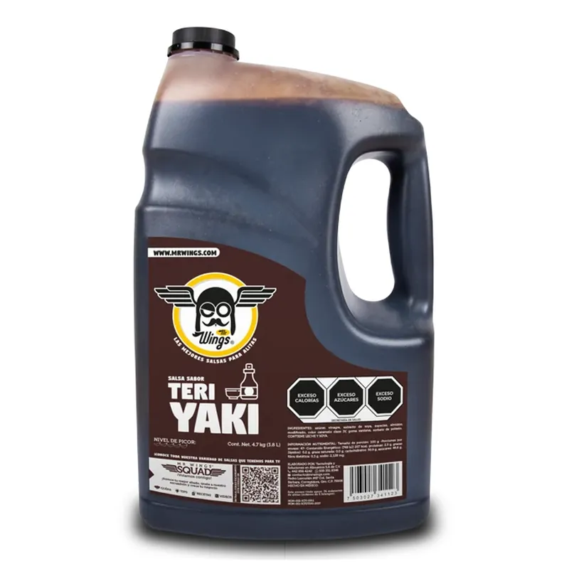Salsa de Teriyaki Galon — código TERIYAKI, Galón 3.78 L