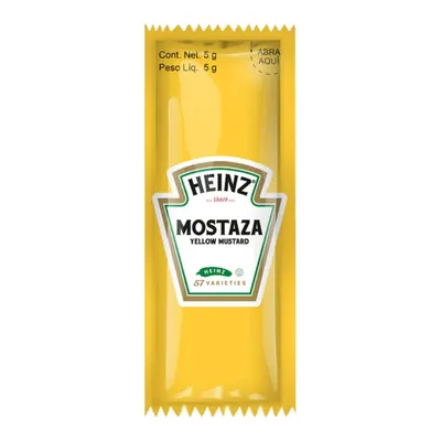 Mostaza Heinz 500 Bobres 5gr — código MZ500