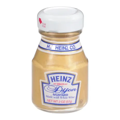 Mustard Roomservice Dijon 60/ 57g C/u — código MZ60, Caja 60 piezas
