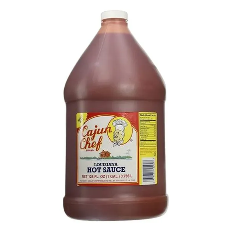 Cajun Chef Louisiana Hot Sauce — código CAJUNL, Galón