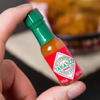 Tabasco Red Sauce Mini 144/3.7ml — código STM144, 144 pz de 3.7 ml