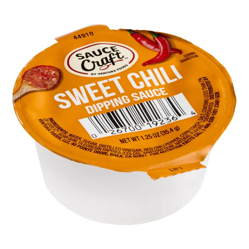 Salsa Sweet Chilli Sauce Craft Cups 64/37 Ml — código SCH64, Caja 64 × 37 ml